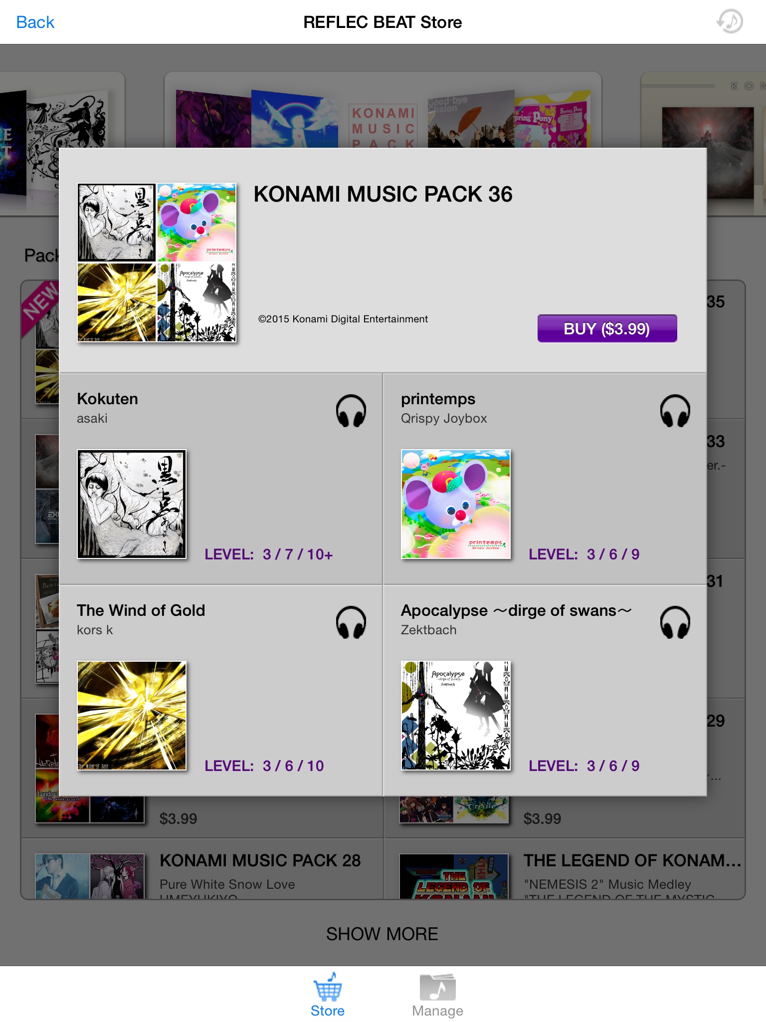 New music packs